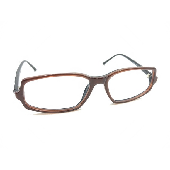 Chanel 3026 579 Brown Black Rectangle Eyeglasses Frames 53-15 135 Italy Designer - Picture 1 of 12